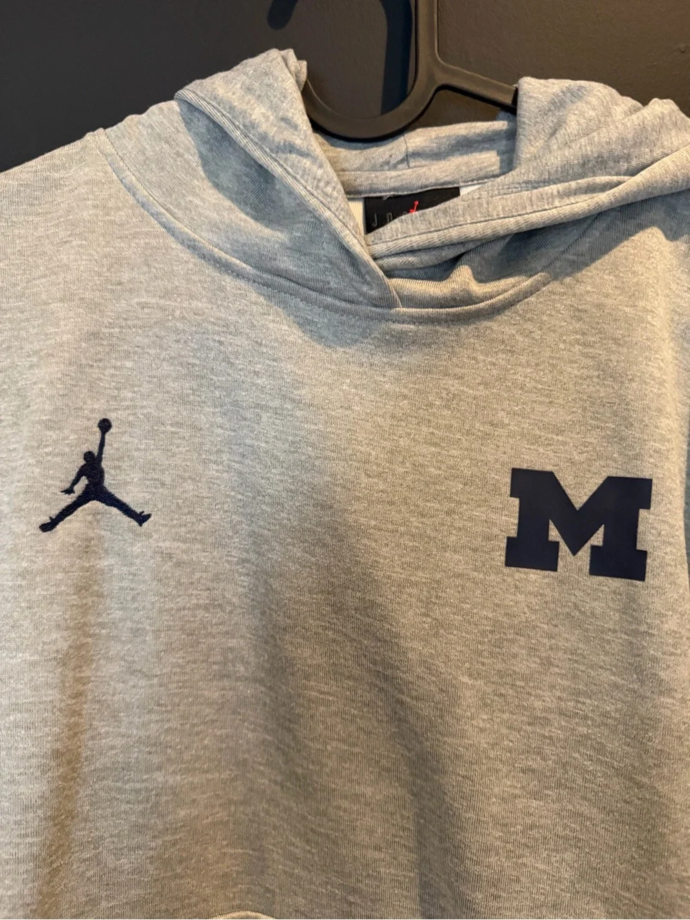 Michigan Gray Hoodie size medium